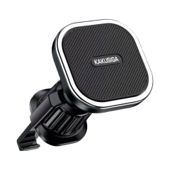 Suport Auto Magnetic pentru Telefon Kakusiga KSC-1736, Prindere Ventilatie cu Cleme, Rotire 360, Compatibil Universal, Negru